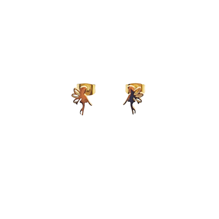 earrings gold steel fairy2